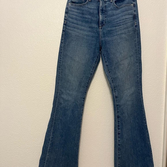 LOFT Blue Flare Jeans size 4 - Picture 1 of 4